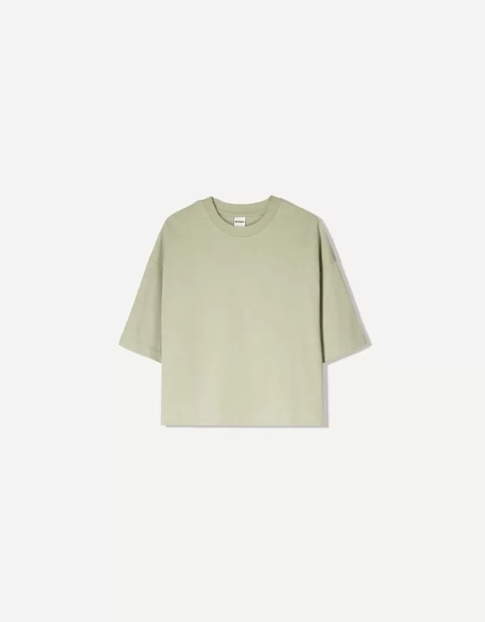 Heavy cotton boxy fit short sleeve T-shirt Heavy cotton boxy fit short sleeve T-shirt