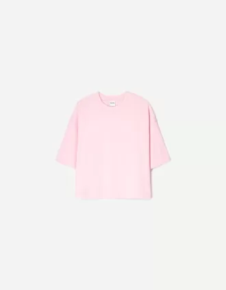 Heavy cotton boxy fit short sleeve T-shirt