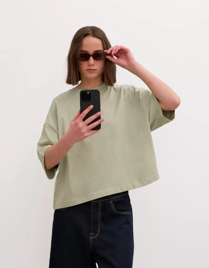 Heavy cotton boxy fit short sleeve T-shirt Heavy cotton boxy fit short sleeve T-shirt