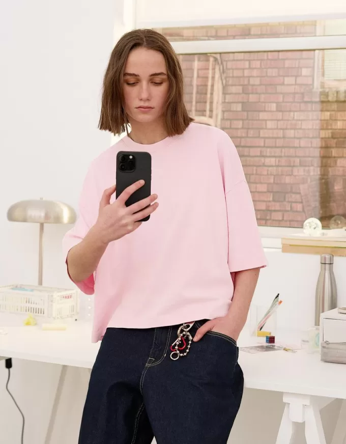 Heavy cotton boxy fit short sleeve T-shirt Heavy cotton boxy fit short sleeve T-shirt