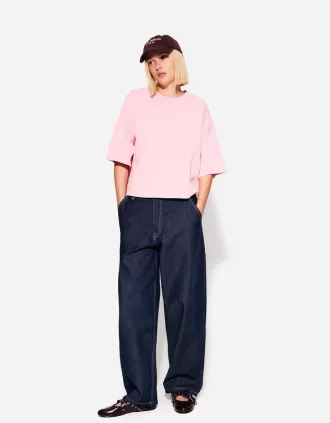 Heavy cotton boxy fit short sleeve T-shirt