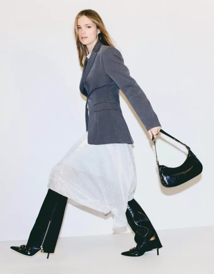 High-heel gaiter boots with buckles High-heel gaiter boots with buckles