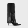 High-heel gaiter boots with buckles High-heel gaiter boots with buckles