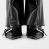 High-heel gaiter boots with buckles High-heel gaiter boots with buckles