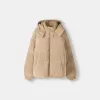 Hooded corduroy puffer jacket Hooded corduroy puffer jacket
