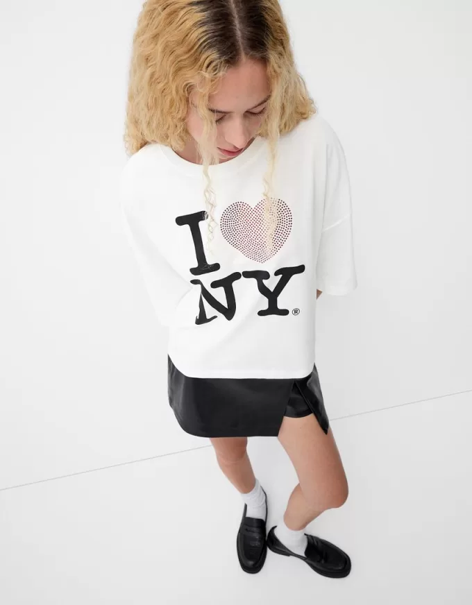 I Love New York mid-length sleeve T-shirt I Love New York mid-length sleeve T-shirt