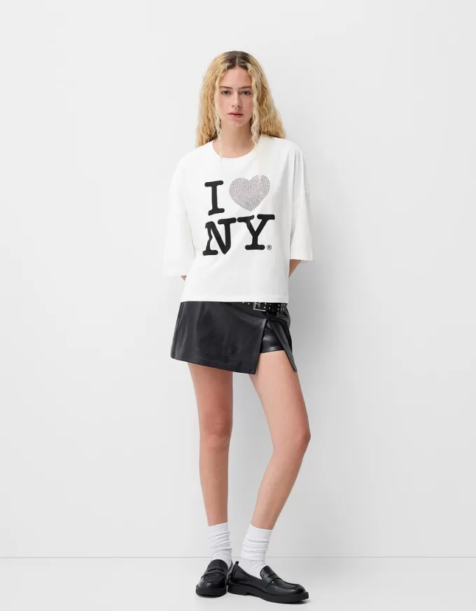 I Love New York mid-length sleeve T-shirt I Love New York mid-length sleeve T-shirt
