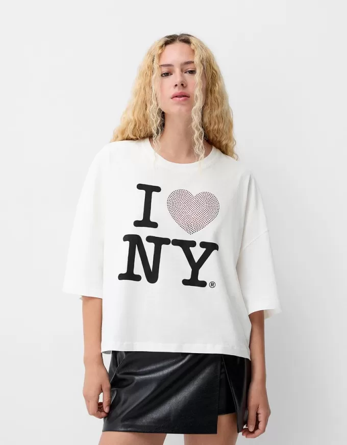 I Love New York mid-length sleeve T-shirt I Love New York mid-length sleeve T-shirt