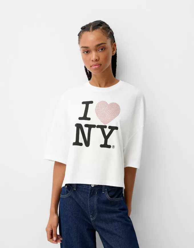 I Love New York mid-length sleeve T-shirt I Love New York mid-length sleeve T-shirt