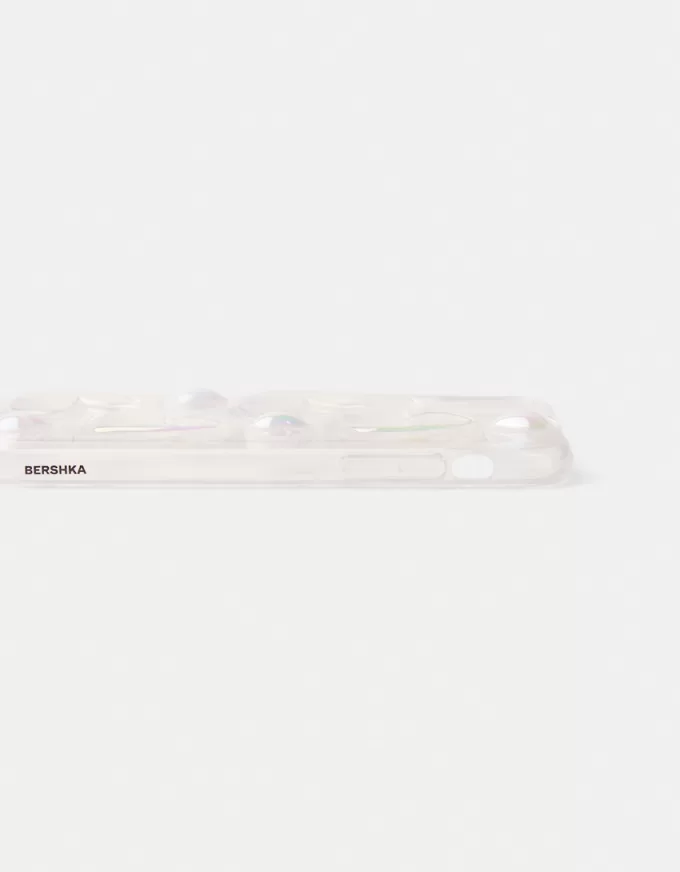 Iridescent heart iPhone case