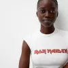 Iron Maiden cropped short sleeve T-shirt Iron Maiden cropped short sleeve T-shirt