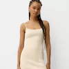 Knit midi dress with beading Knit midi dress with beading
