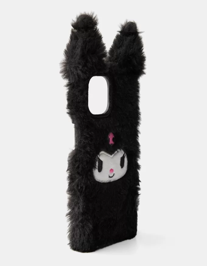 Kuromi sweatshirt material iPhone case Kuromi sweatshirt material iPhone case