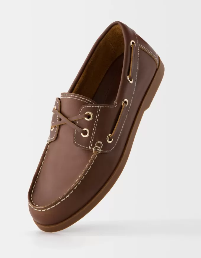 LEATHER deck shoes LEATHER deck shoes