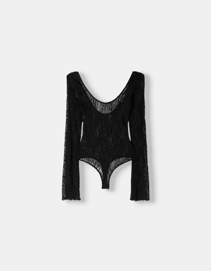 Lace long sleeve bodysuit Lace long sleeve bodysuit
