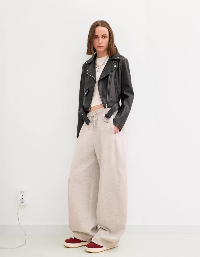 Leather effect biker jacket Leather effect biker jacket