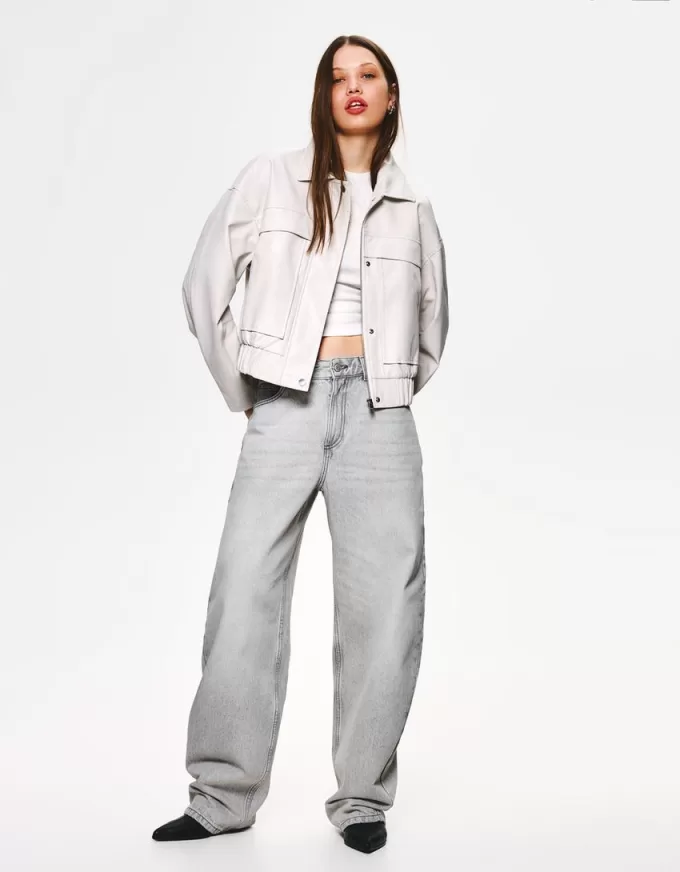 Leather effect jacket Leather effect jacket