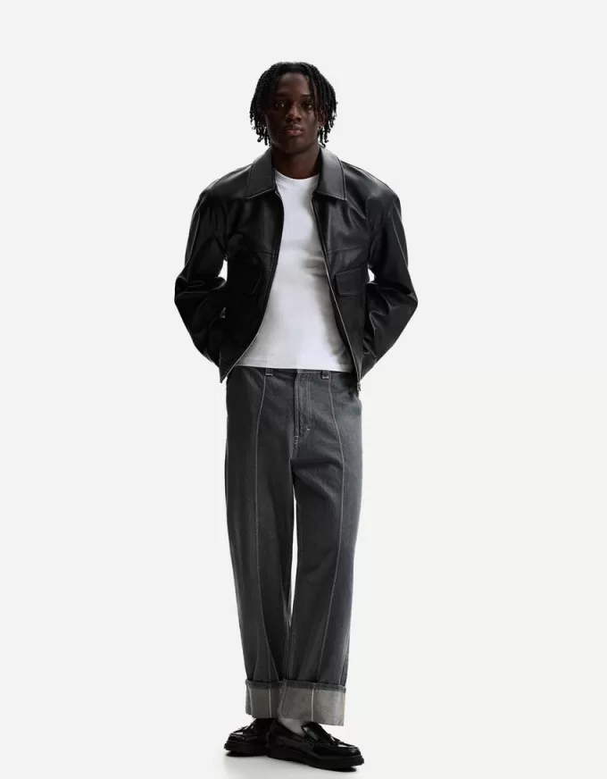 Leather effect jacket Leather effect jacket