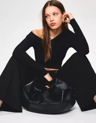 Leather effect maxi bag Leather effect maxi bag