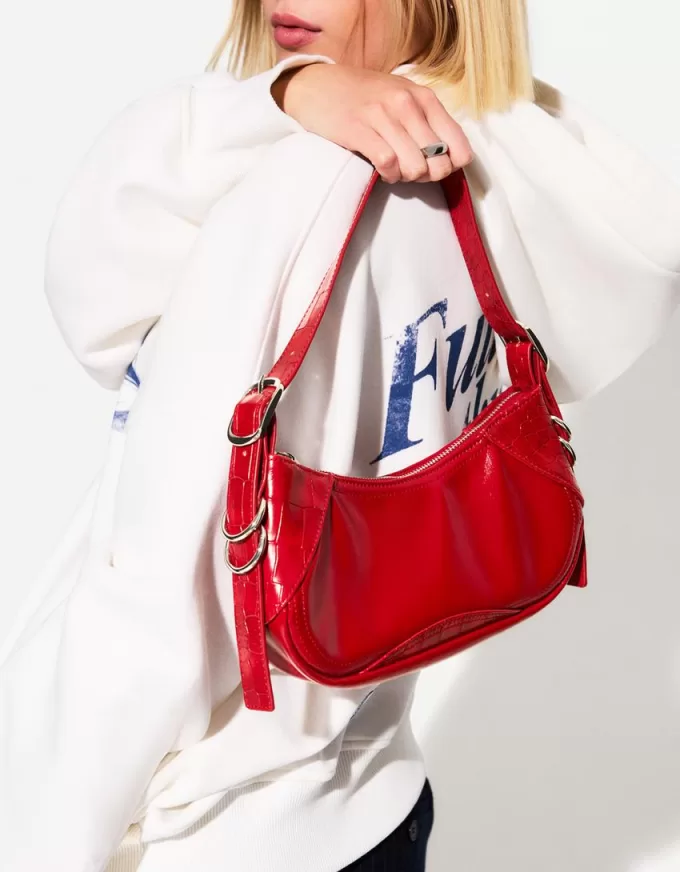 Leather effect mini handbag Leather effect mini handbag