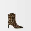 Leopard print LEATHER ankle boots Leopard print LEATHER ankle boots