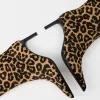 Leopard print LEATHER ankle boots Leopard print LEATHER ankle boots