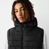 Lightweight puffer vest with hood Lightweight puffer vest with hood