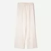 Linen blend pants with an elastic waistband Linen blend pants with an elastic waistband