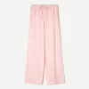 Linen blend pants with an elastic waistband Linen blend pants with an elastic waistband