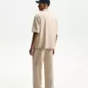 Linen blend wide-leg sweatpants Linen blend wide-leg sweatpants