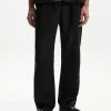 Linen blend wide-leg sweatpants Linen blend wide-leg sweatpants