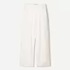 Linen blend wide-leg sweatpants Linen blend wide-leg sweatpants