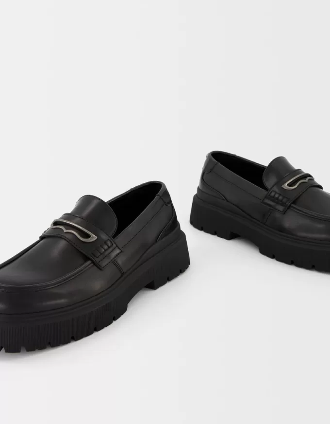 Loafers with metal detail Loafers with metal detail