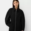 Long Manteco wool coat with puff sleeves Long Manteco wool coat with puff sleeves