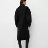 Long Manteco wool coat with puff sleeves Long Manteco wool coat with puff sleeves