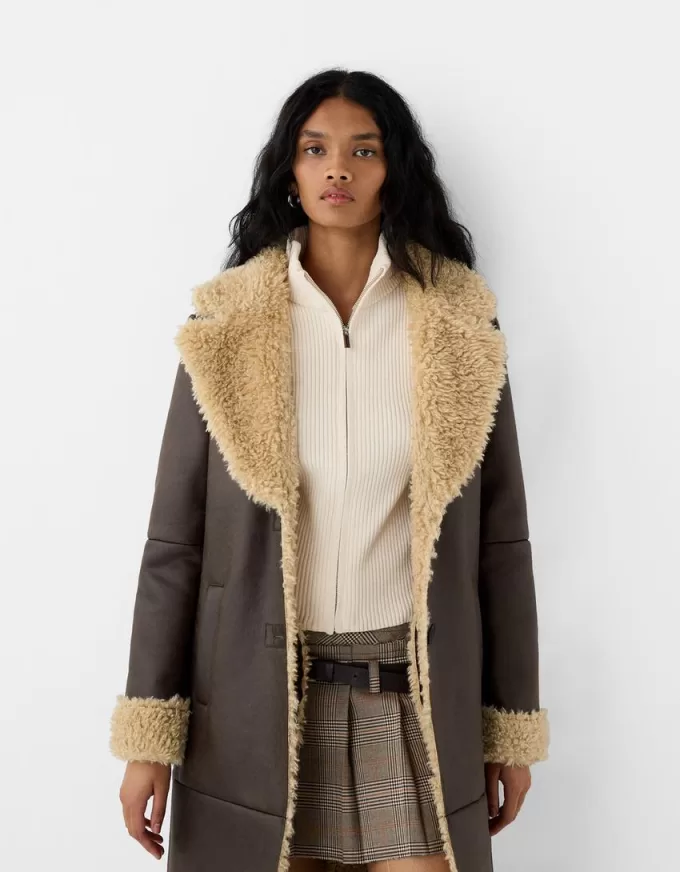 Long double-faced coat Long double-faced coat