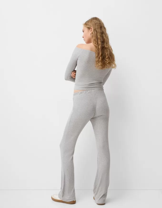 Long sleeve Bardot neckline T-shirt Long sleeve Bardot neckline T-shirt