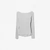 Long sleeve T-shirt with gathered detail Long sleeve T-shirt with gathered detail