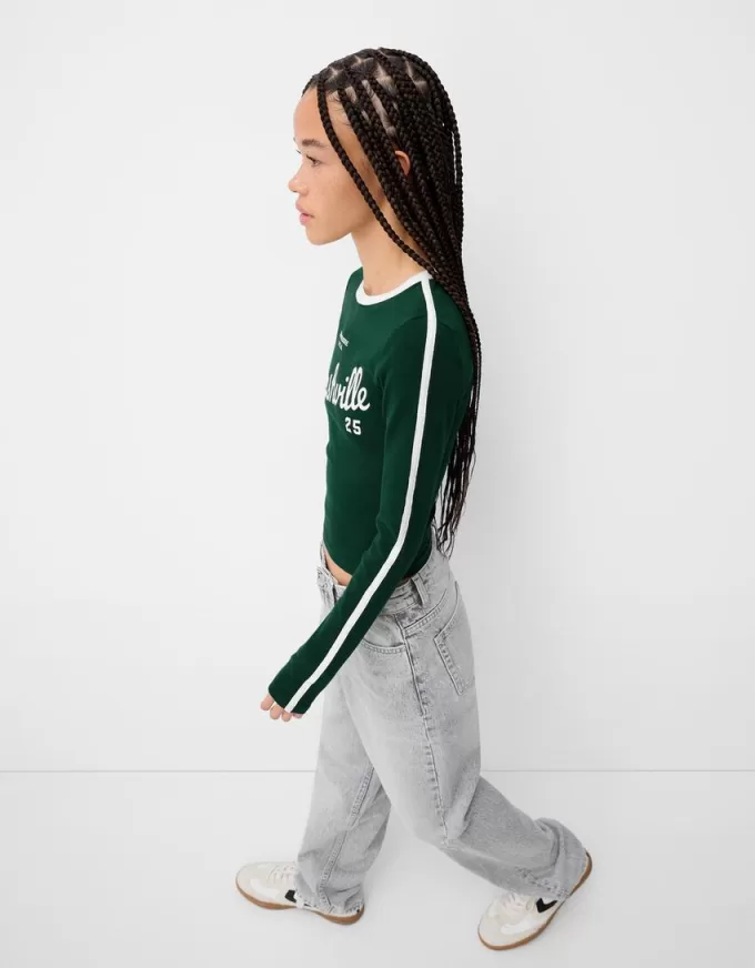 Long sleeve T-shirt with print