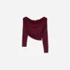 Long sleeve asymmetric T-shirt Long sleeve asymmetric T-shirt