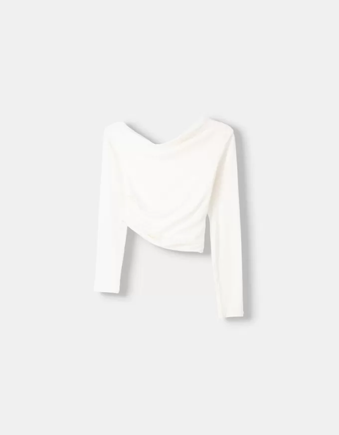 Long sleeve asymmetric T-shirt Long sleeve asymmetric T-shirt