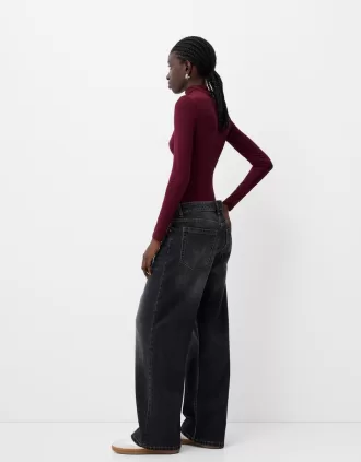 Long sleeve high neck bodysuit