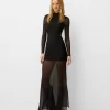 Long sleeve maxi tulle dress Long sleeve maxi tulle dress