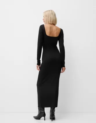 Long sleeve midi dress