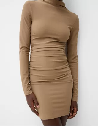 Long sleeve mini dress