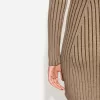 Long sleeve mini ribbed dress Long sleeve mini ribbed dress