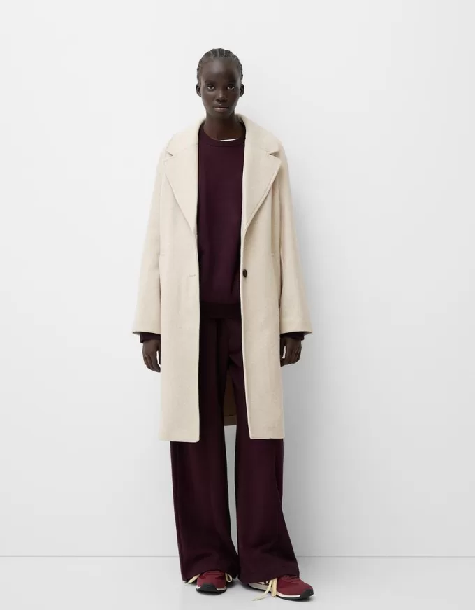 Long soft coat Long soft coat