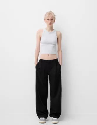 Low-rise baggy pants