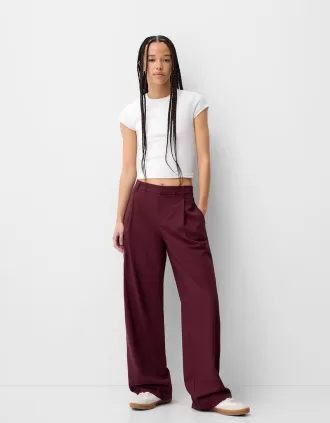 Low-rise baggy pants