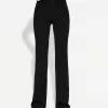 Low-rise boot-cut pants Low-rise boot-cut pants